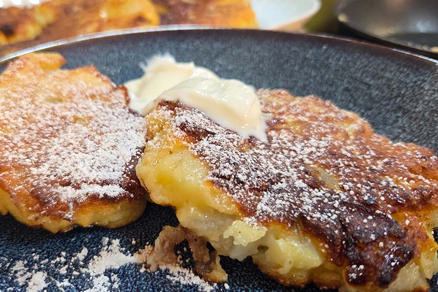 Birnenpuffer mit Quark