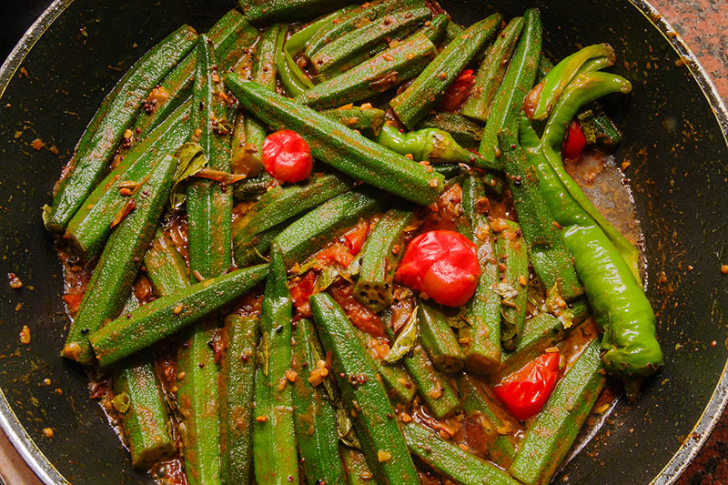 Bhindi Masala ♥ Okraschoten indisch ♦ Rezept