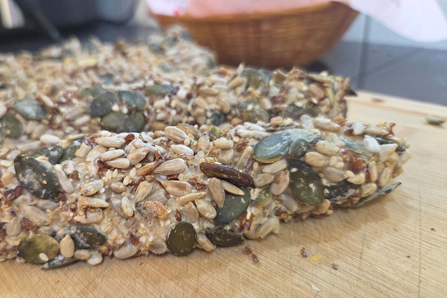 Körner-Quarkstangen aus dem Airfryer