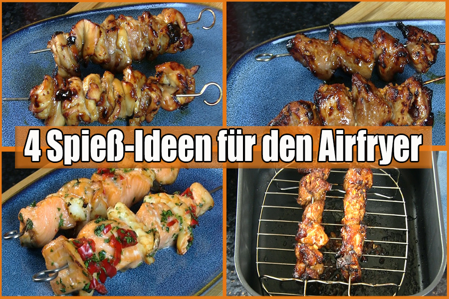 4 Spieß-Ideen im Asia Style|Aifryer