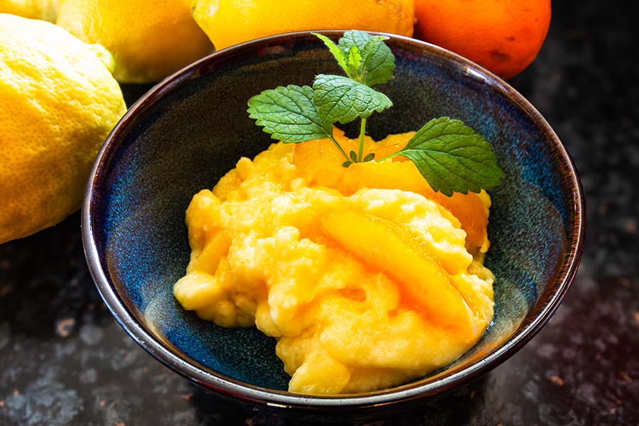 Orangenpudding aus der Kaiserzeit