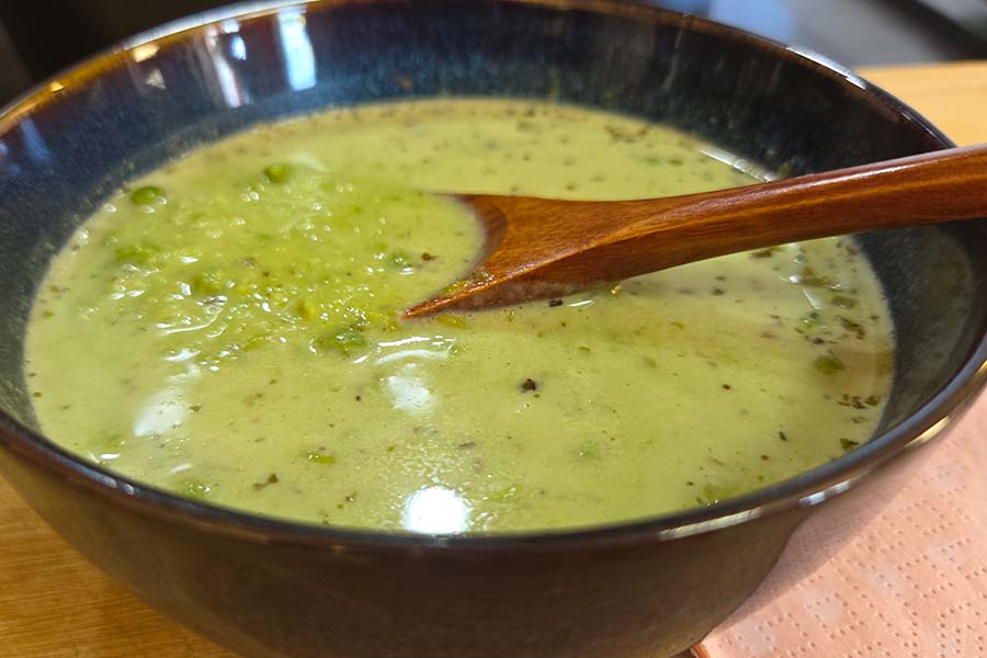 Die perfekte Erbsensuppe