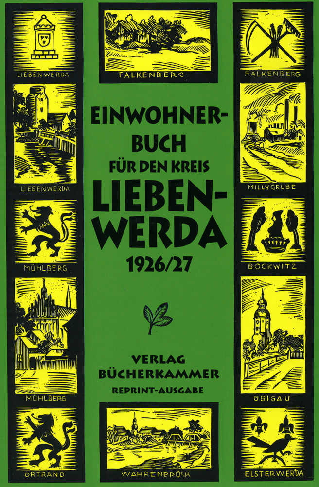 Einwohnerbuch für den Kreis Bad Liebenwerda BücherKammer Einwohnerbuch für den Kreis Bad Liebenwerda BücherKammer
