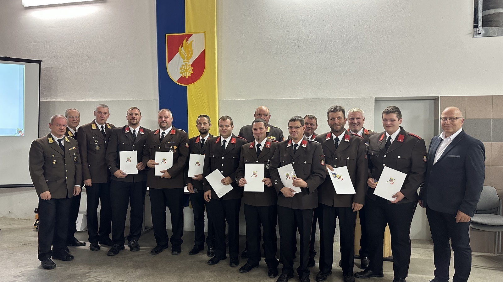 Verleihung der Katastropheneinsatzmedaille