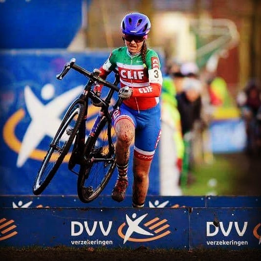 Foto (Cor Vos/Anton Vos) Eva Lechner: in Top-Form Richtung Cross-WM