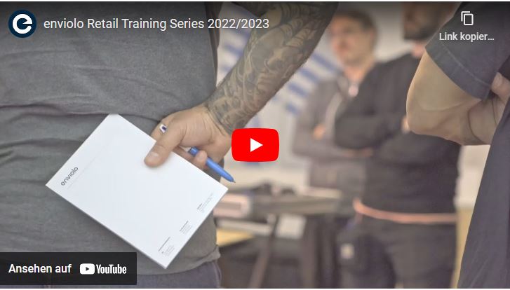 Anmeldung für enviolo Retail Training Series 23/24 geöffnet