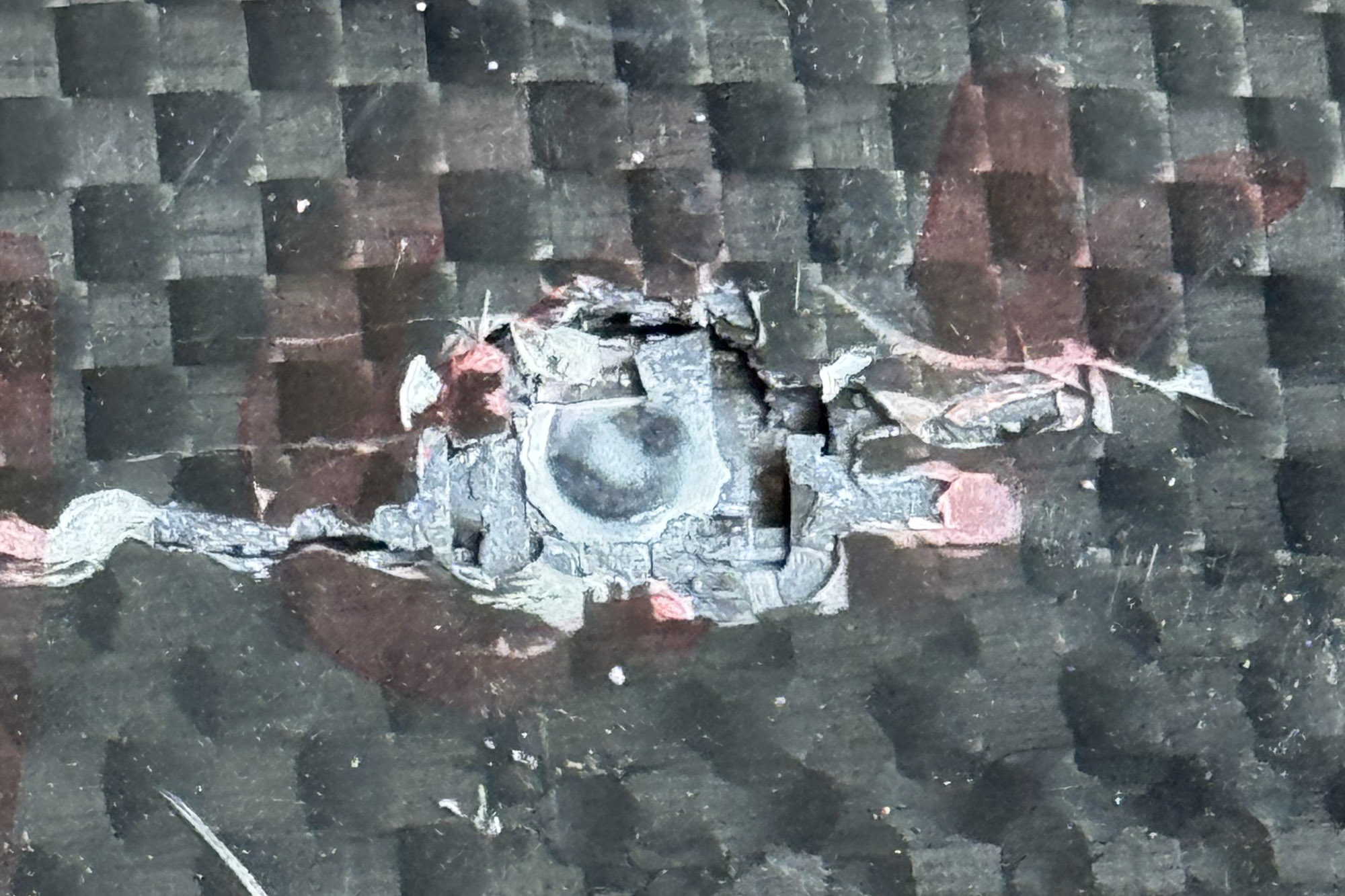 Steinschlagversuche an Carbonrahmen