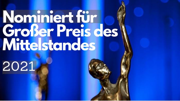 SMINNO nominiert zum „Großen Preis des Mittelstandes“ 2021