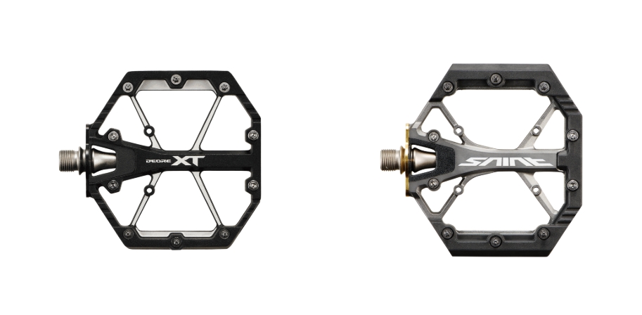 Shimano präsentiert neue Saint und Deore XT Flatpedale