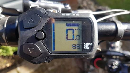 Reichweite bei Unterstützungsstufe 3: 88 km