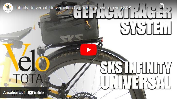 HOT STUFF-Video: Infinity Universal — Universelles Gepäckträgersystem von SKS