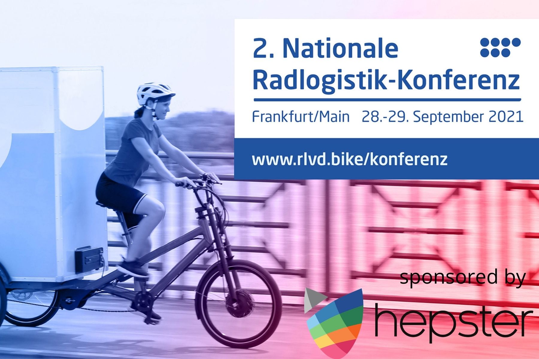 hepster ist Sponsor der Nationalen Radlogistik-Konferenz des RLVD