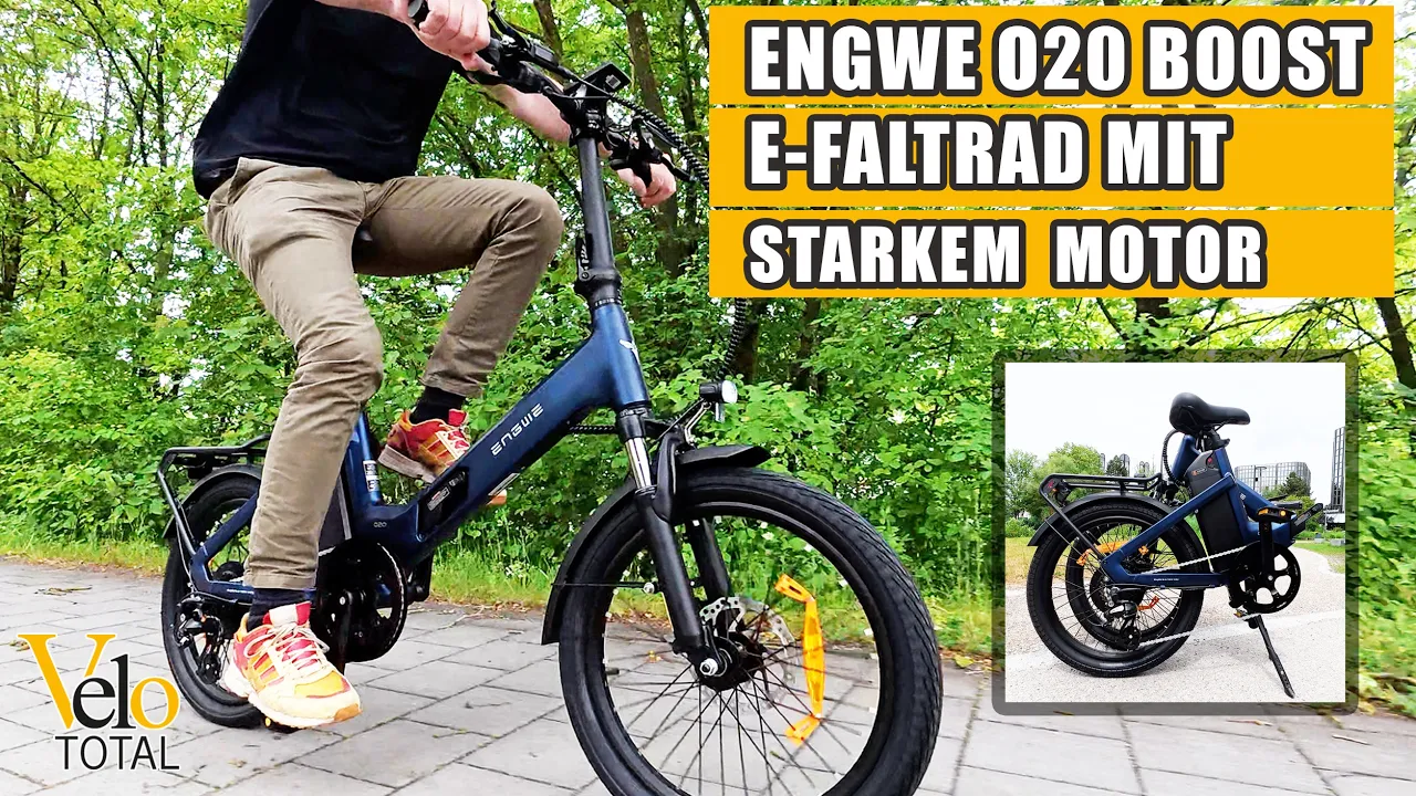Kraftpaket im Westentaschenformat: Das neue E-Faltrad Engwe O20 BOOST im Test