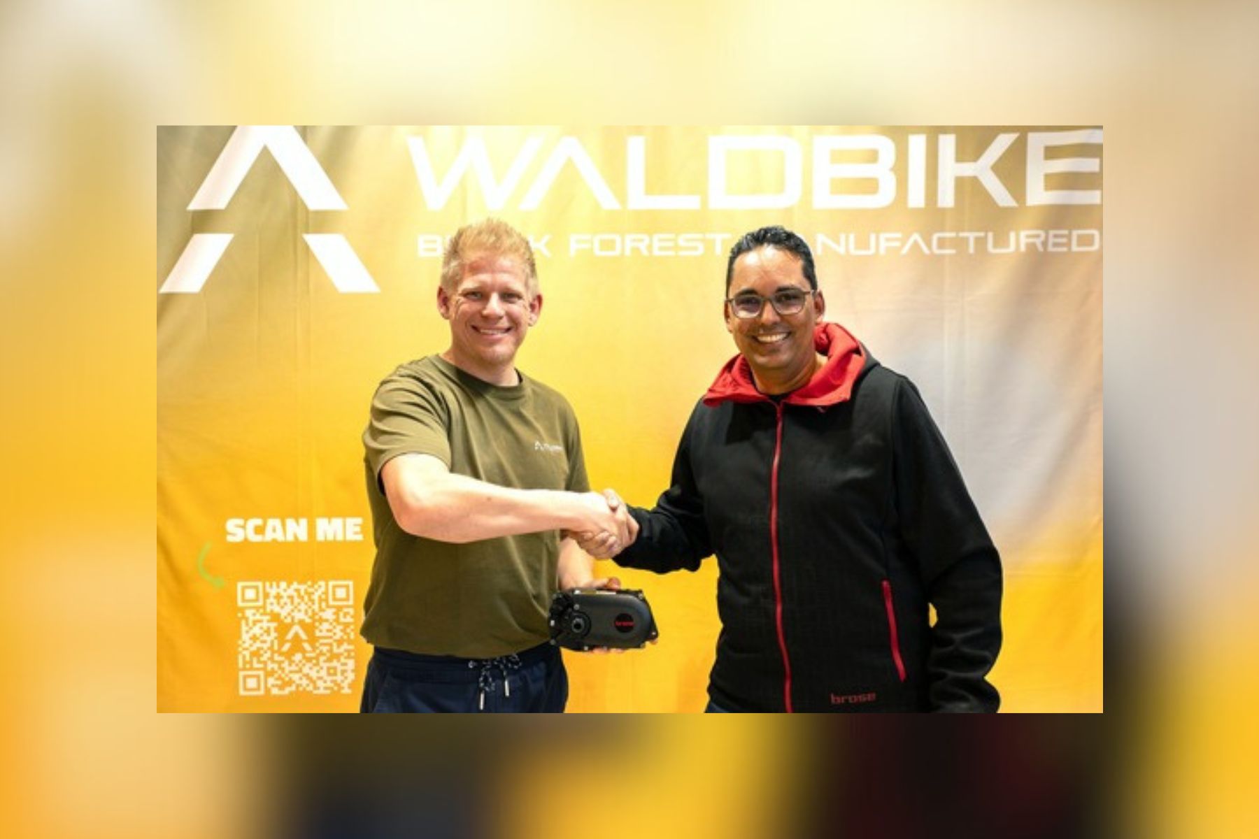 Waldbike und Brose besiegeln Partnerschaft