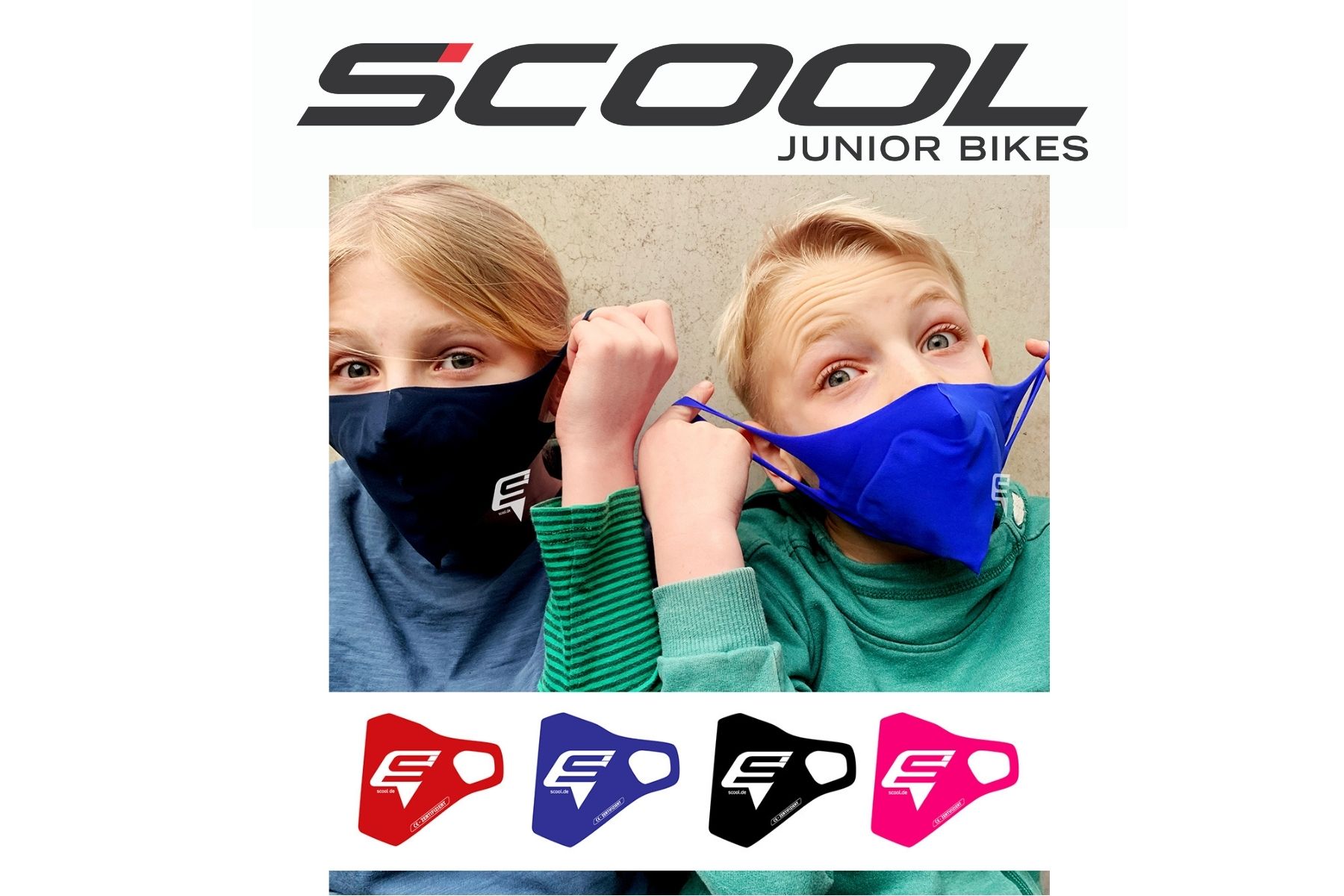 Juniorcare Schutzmasken vom Kinderfahrradhersteller