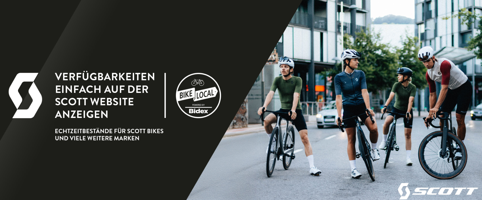 SCOTT ist ab sofort neuer Partner im BIDEX BikeLocal Netzwerk