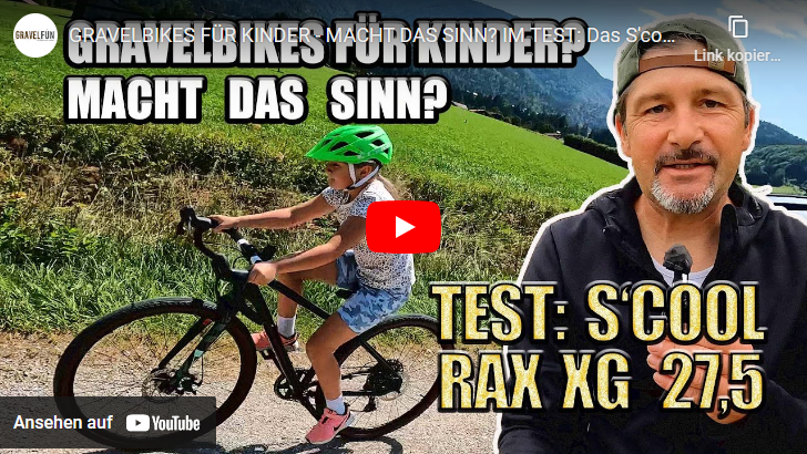 GRAVELBIKES FÜR KINDER - MACHT DAS SINN? IM TEST: Das S'cool RAX XG 27,5 Jugend-Gravelbike