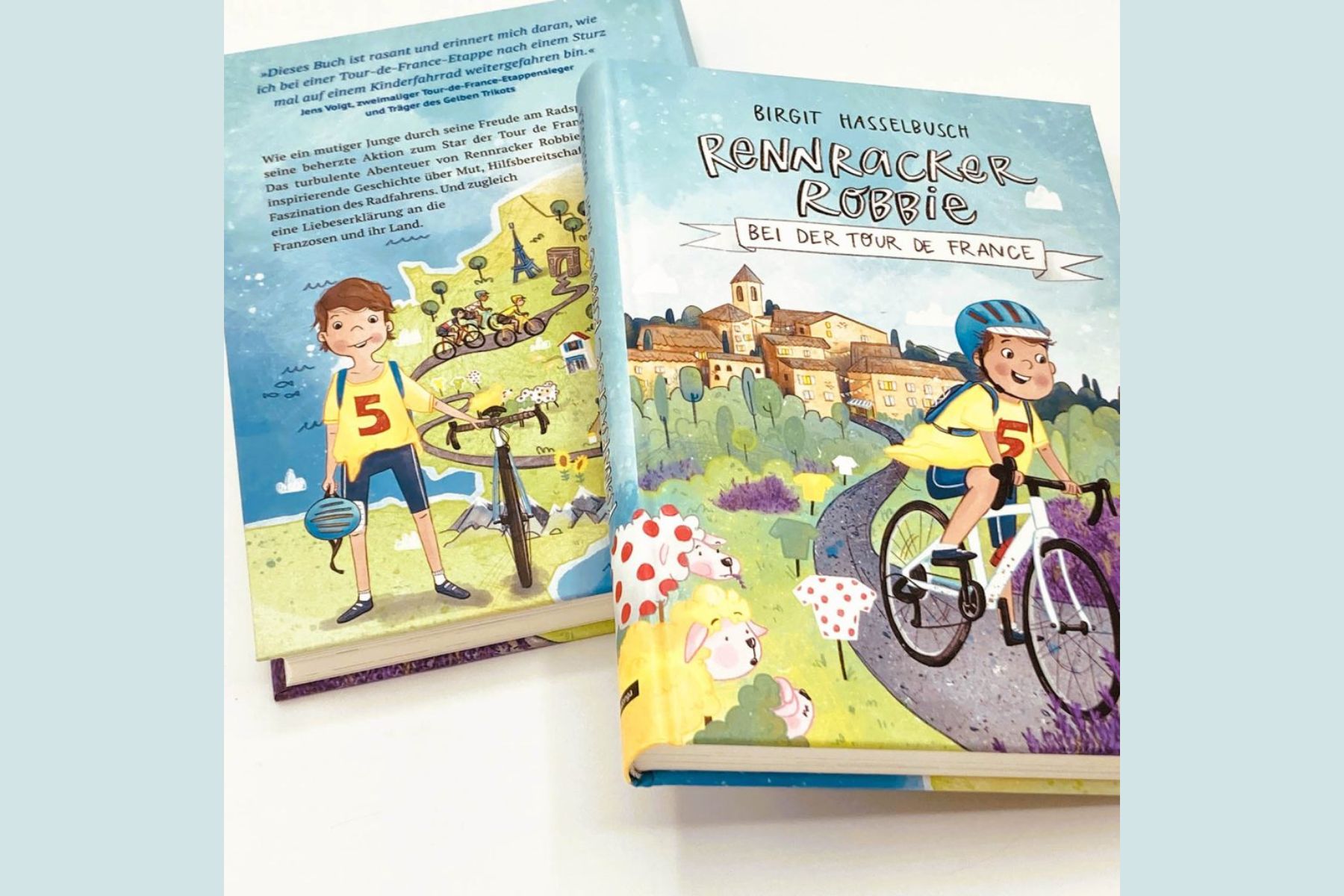Buchtipp: Der neue Star der Radsportszene »Rennracker Robbie« erobert Kinderherzen und die Tour de France