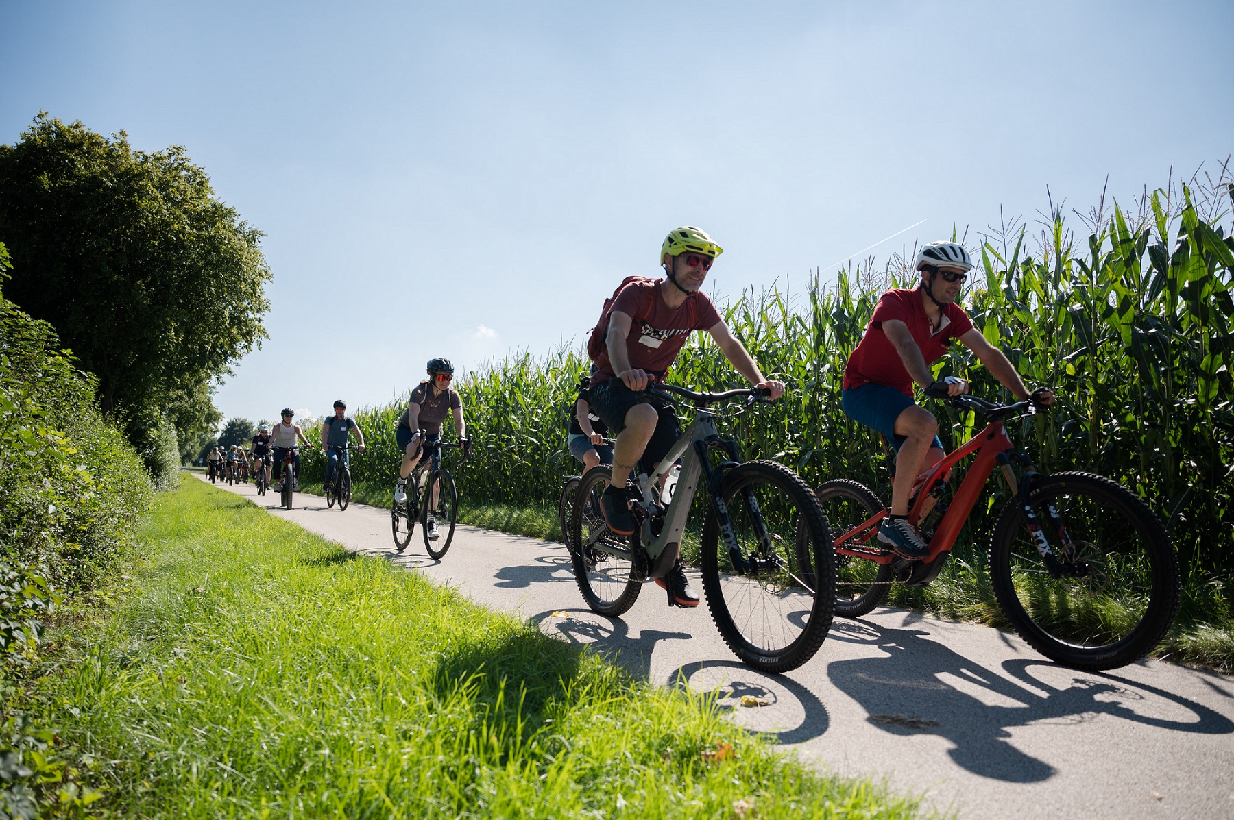 Tourismus Oberbayern München e.V. lud am 6. September zur gemeinsamen Radtour zur IAA Mobility ein