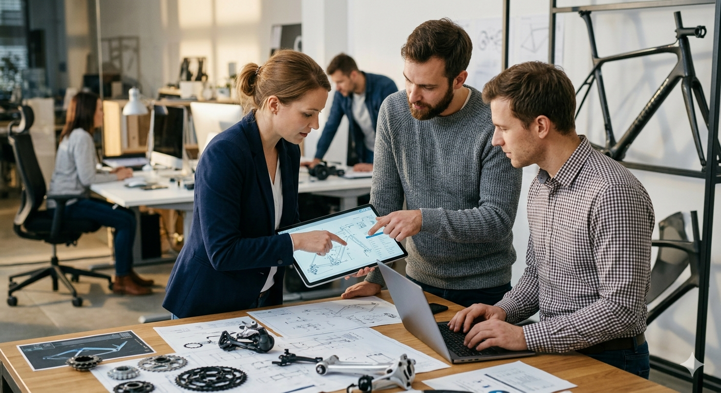 Smart Bike Brand: Drei Tech-Unternehmen vernetzen Fahrrad-Produktdaten vom ersten Entwurf bis zum Wiederverkauf
