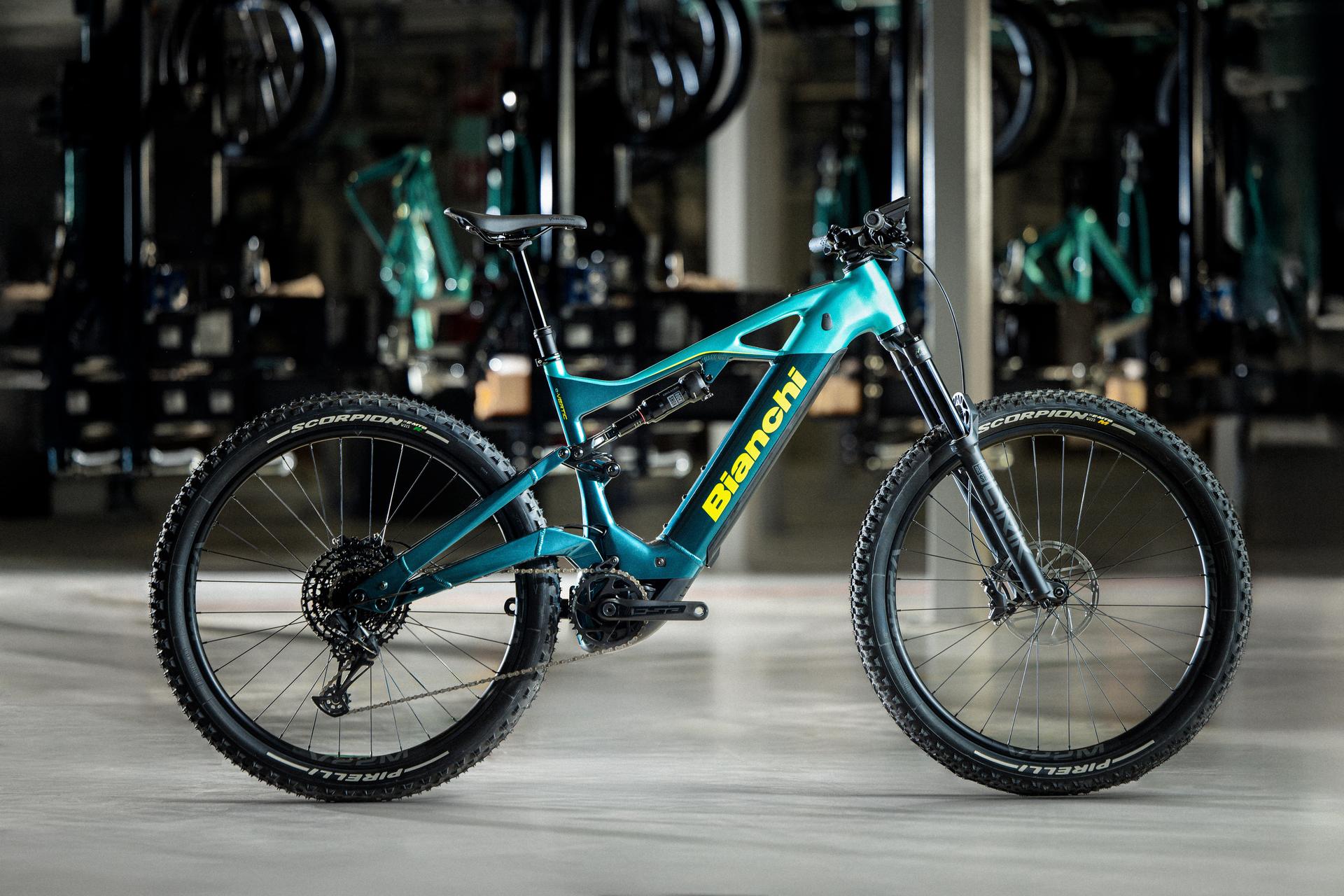 Bianchi präsentiert das neue Trail-E-Bike E-Vertic FX für grenzenlose Bergabenteuer