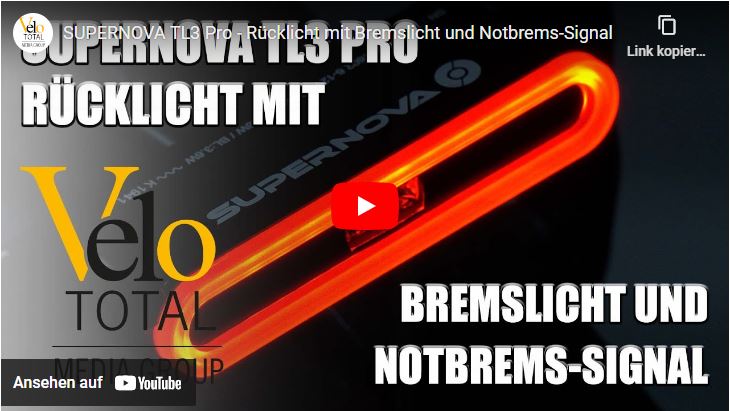 VIDEO: SUPERNOVA TL3 Pro - Rücklicht mit Bremslicht und Notbrems-Signal