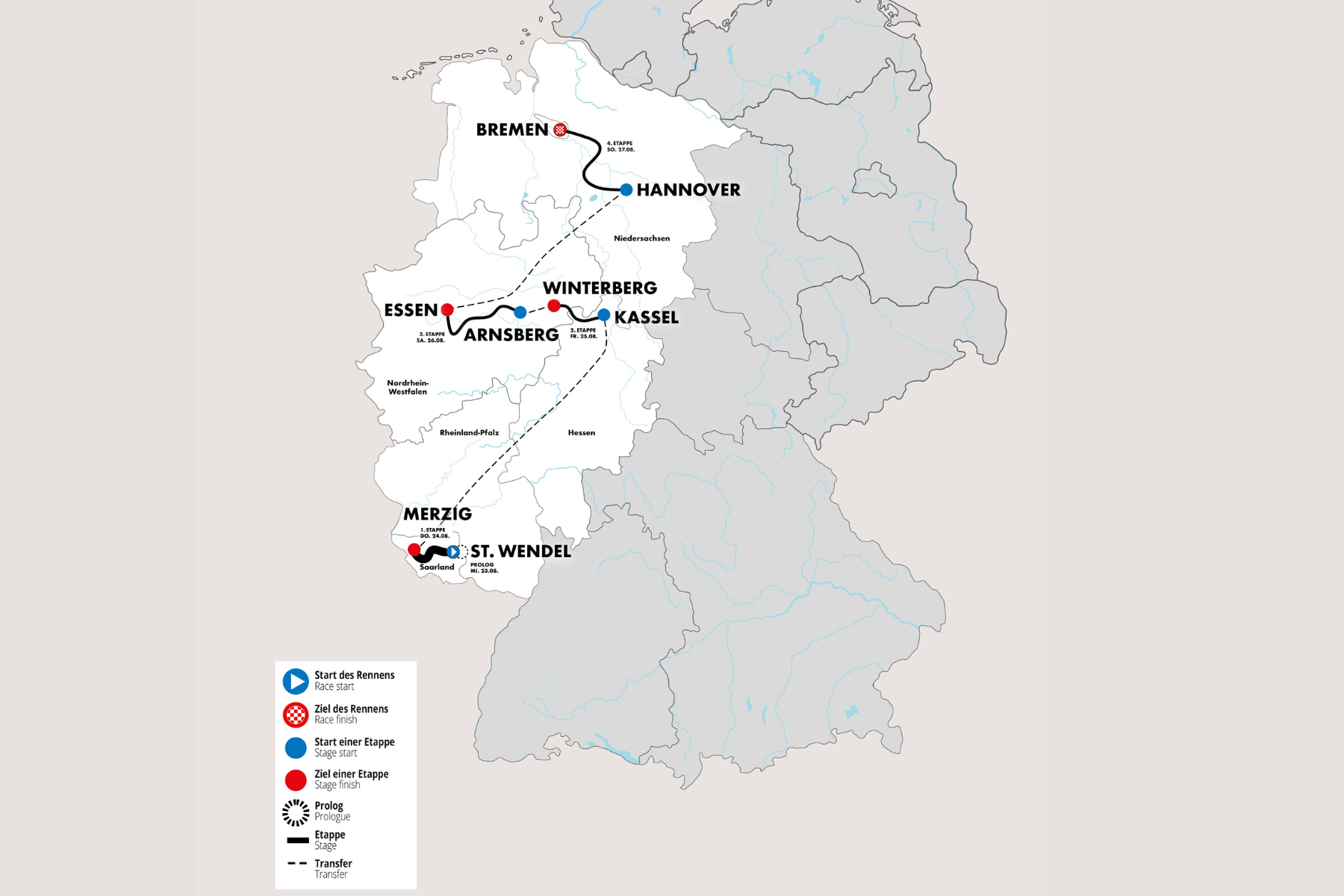 Streckendetails der Deutschland Tour stehen fest