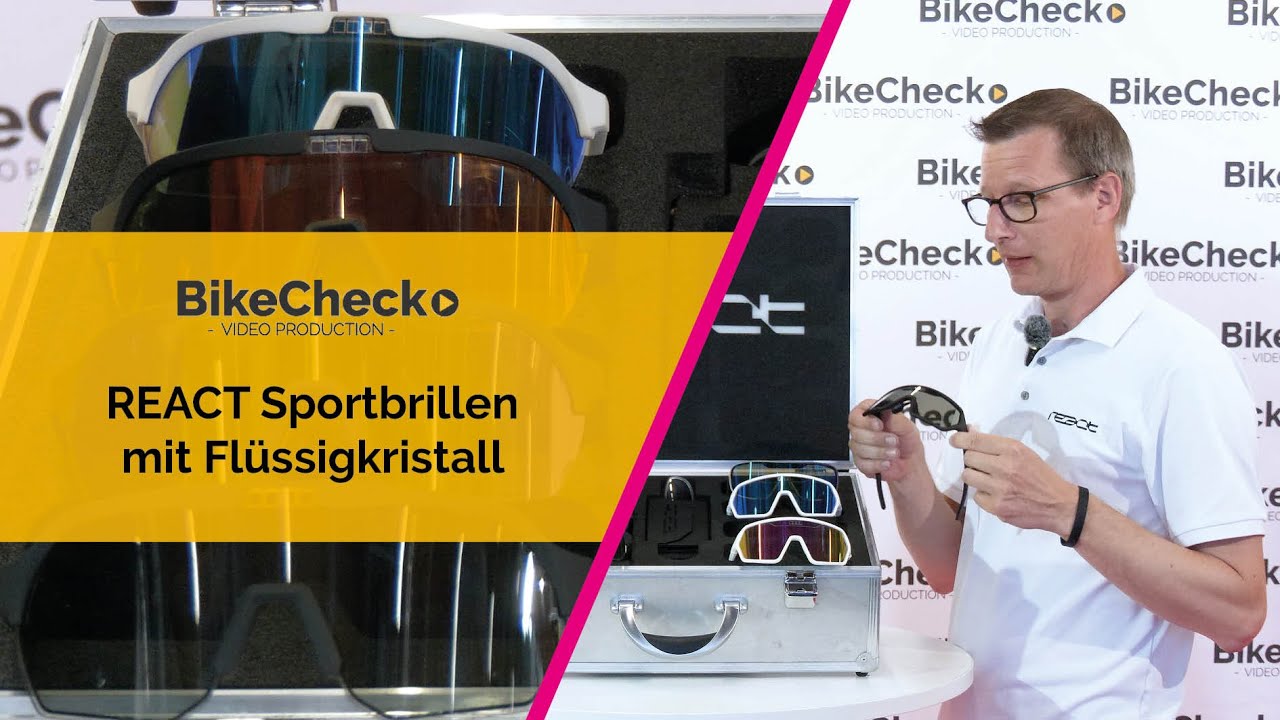BikeCheck.Video präsentiert: React Sportbrillen — Blitzschnell hell dank Flüssigkristall-Technologie