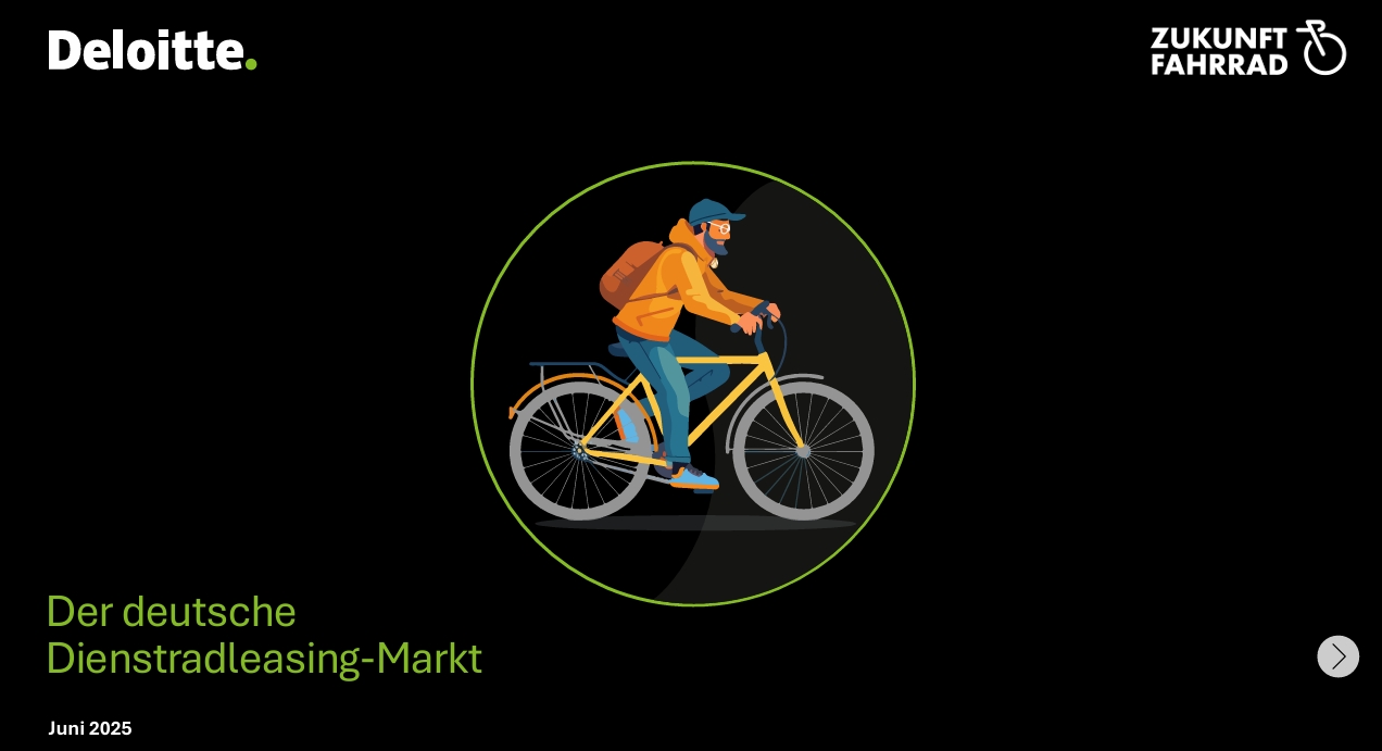 Dienstradleasing im Wandel: Markt konsolidiert sich auf hohem Niveau – Potenziale trotz leichtem Umsatzrückgang