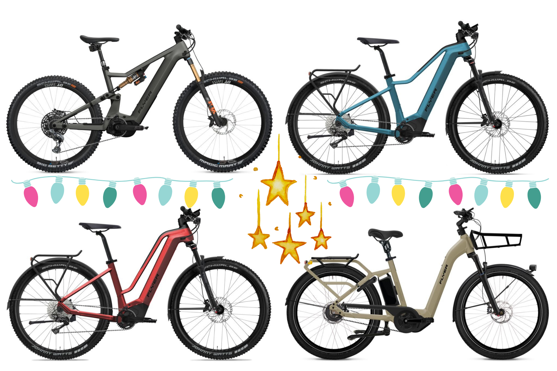 Geschenkideen zu Weihnachten für eBiker von FLYER