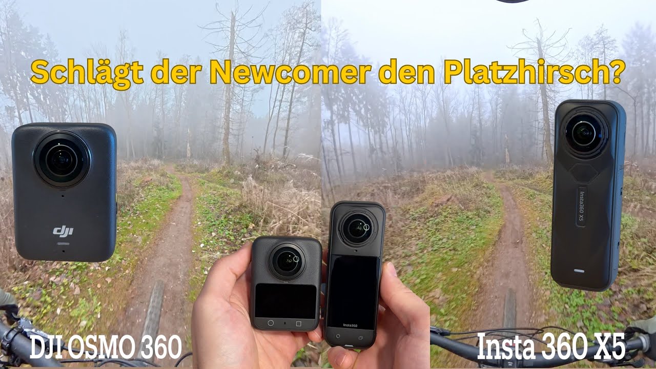 360-Grad-Kameras im Duell: DJI Osmo 360 fordert Insta360 X5 heraus