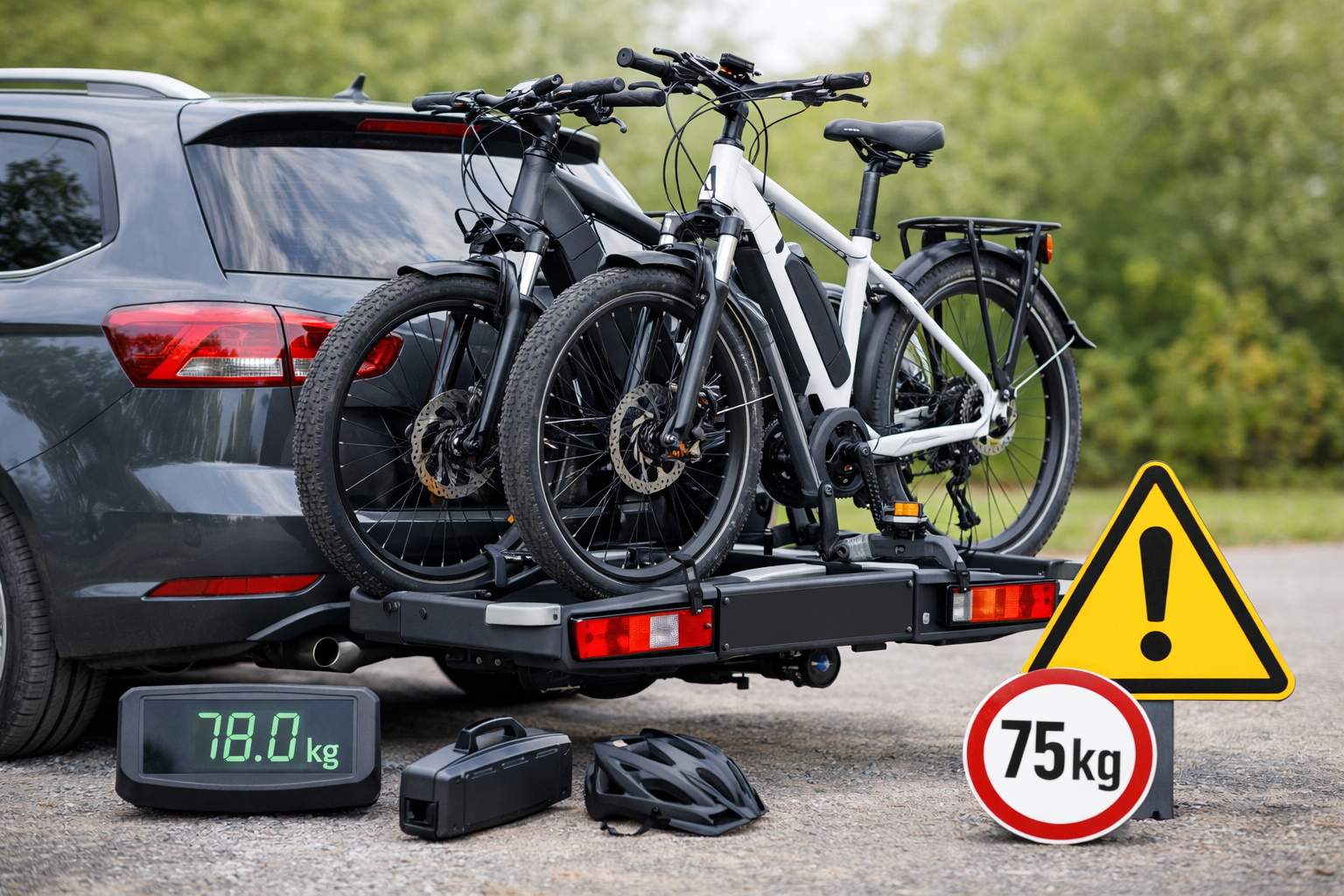 Teures Übergewicht am Heck: Warum E-Bikes die Anhängerkupplung überlasten