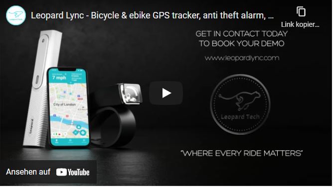 Leopard Lync - Bicycle & ebike GPS tracker