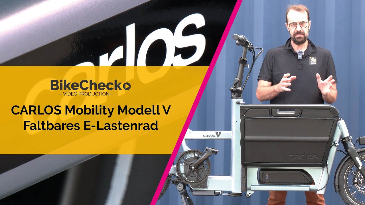 BikeCheck.Video präsentiert: Carlos Mobility Modell V — Viel Platz, klein verstaubar