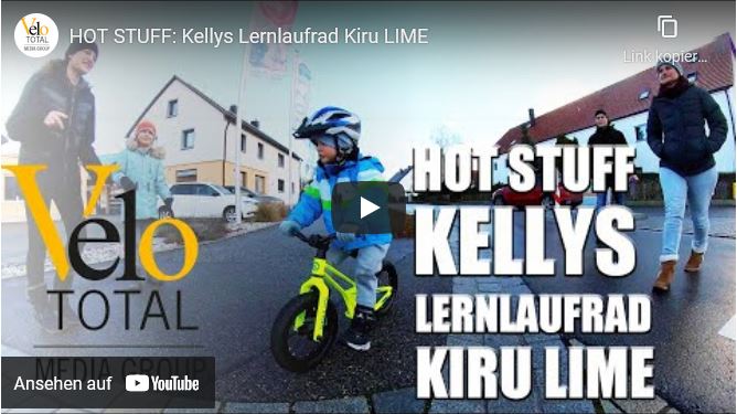VIDEO: HOT STUFF - Kellys Lernlaufrad Kiru LIME