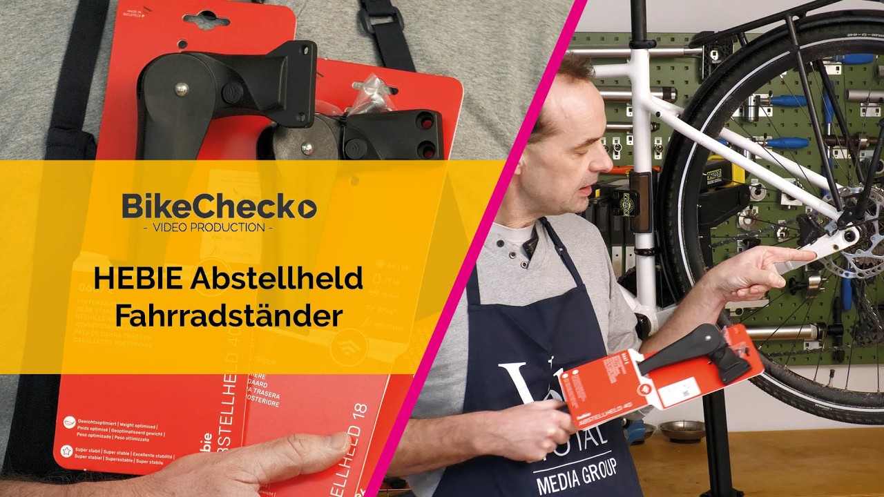 Sicherer Stand für schwere E-Bikes: Der Hebie „Abstellheld“