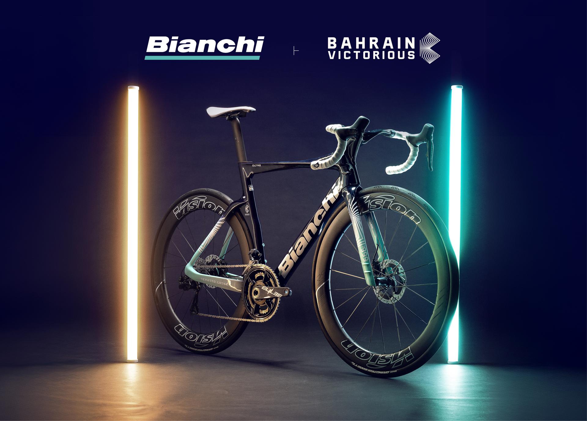 Bianchi wird Ausrüster des Team Bahrain Victorious