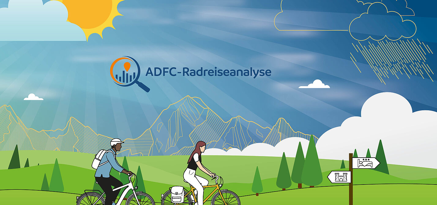 Strecken, Budgets, Trends: ADFC startet Radreiseanalyse 2025