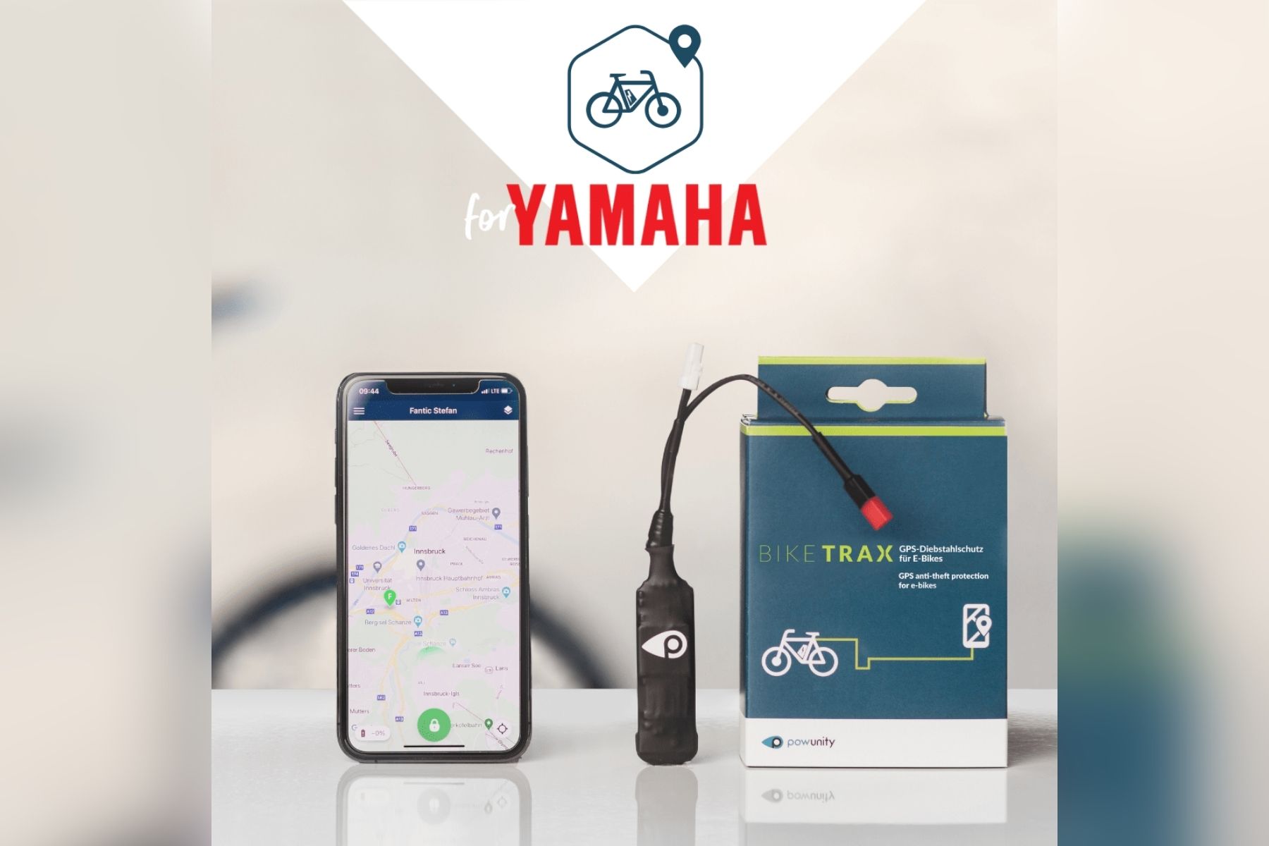 BikeTrax GPS-Tracker für alle E-Bikes mit Yamaha-Motoren erhältlich