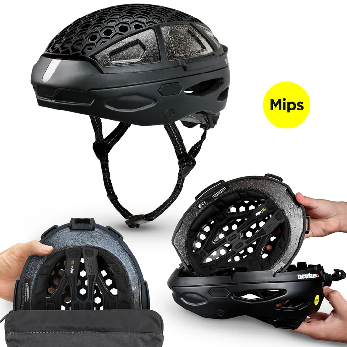 Newlane präsentiert den weltweit ersten faltbaren Helm mit Mips®-Technologie