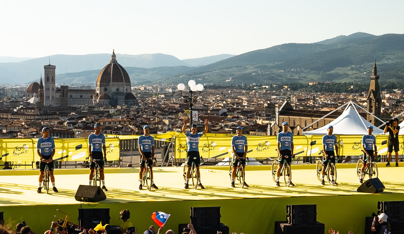 The historic presentation of the 2024 Tour de France in Florence (Credits: Getty Images)
