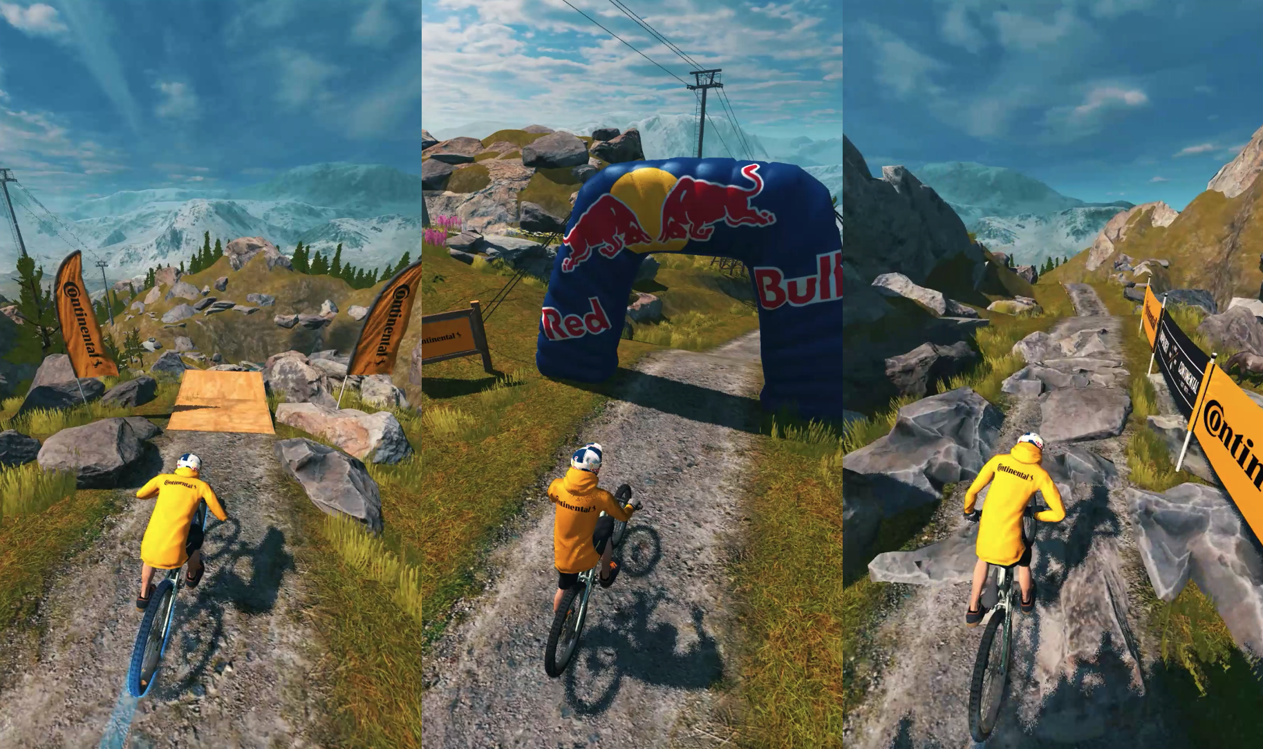 Continental kooperiert mit MTB-Spiel "Bike Unchained 2" von Red Bull