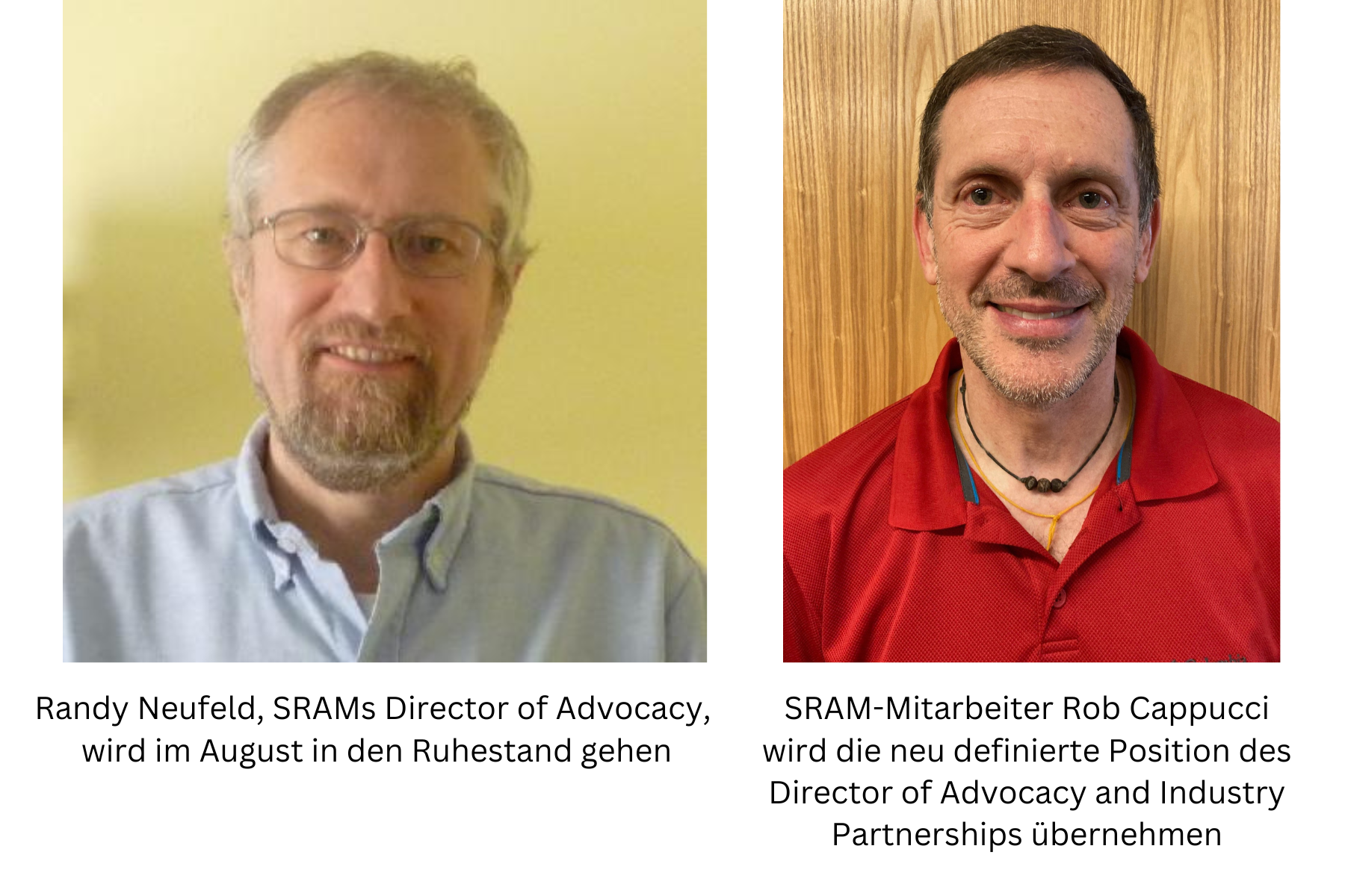 links Randy Neufeld, rechts Rob Cappucci ©SRAM