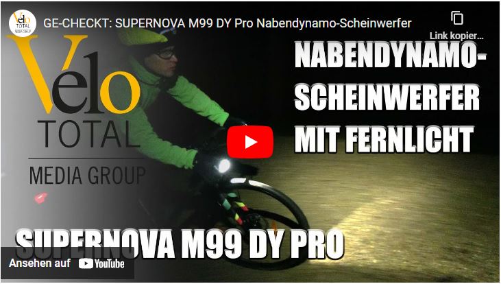 VIDEO — GE-CHECKT: SUPERNOVA M99 DY Pro Nabendynamo-Scheinwerfer