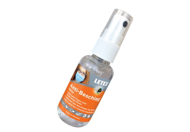 Interessant für Brillenträger: LETEX Anti Beschlag Spray