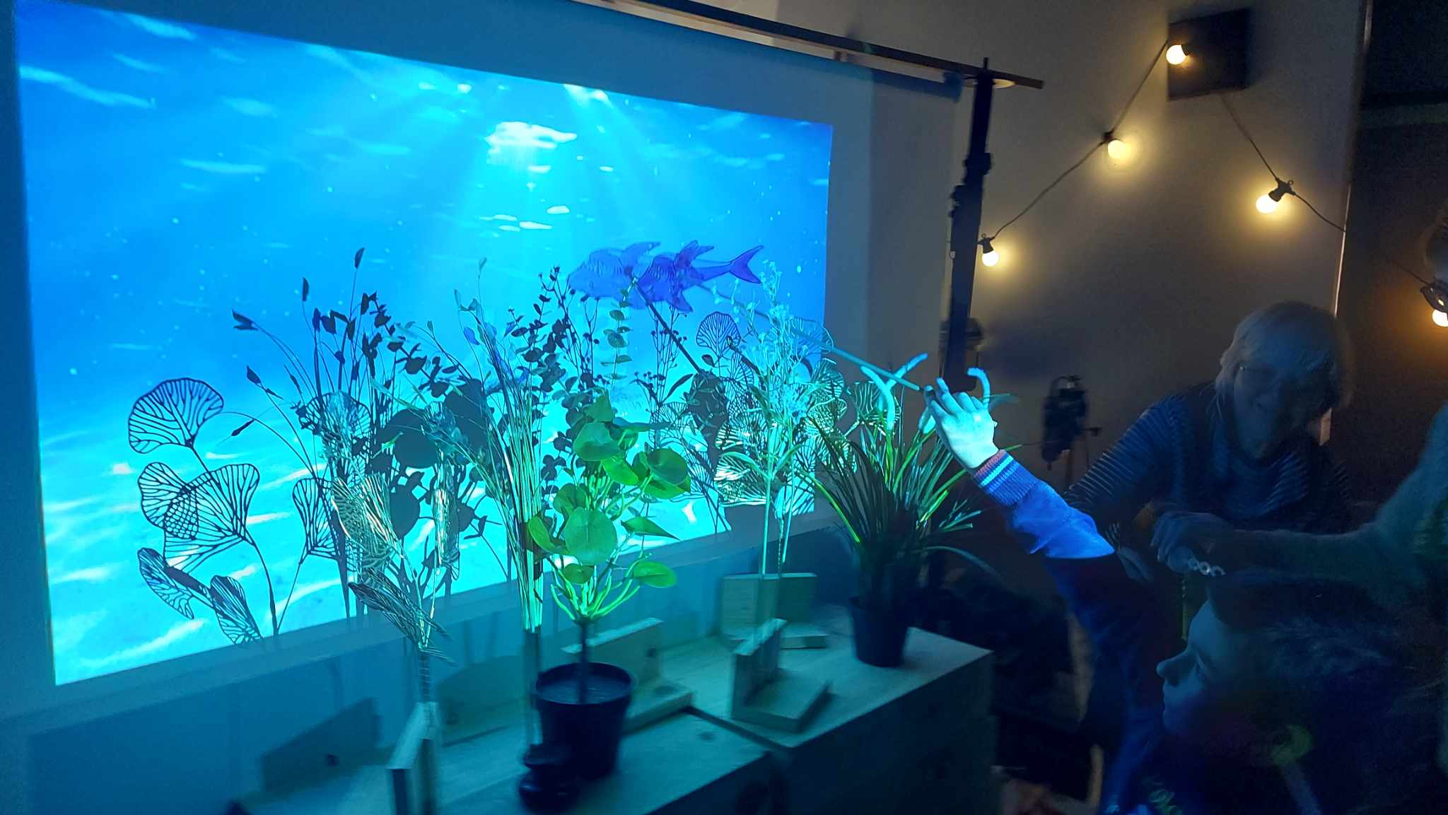 Atelier enfants et parents ombres chinoises ''Comme un poisson dans l'eau''