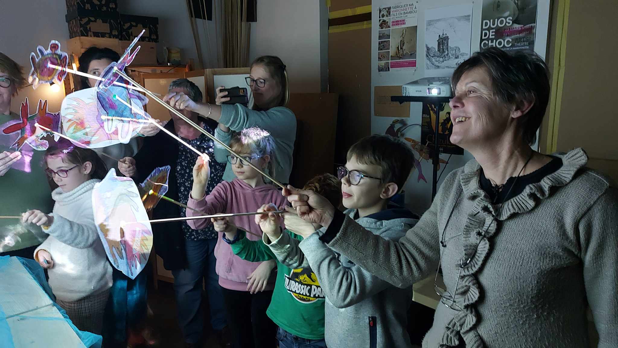 Atelier enfants et parents ombres chinoises ''Comme un poisson dans l'eau''
