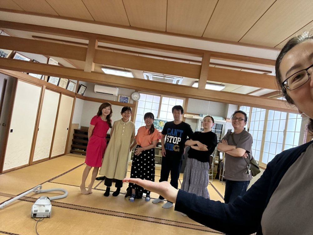 総会　新理事です。(左3名)