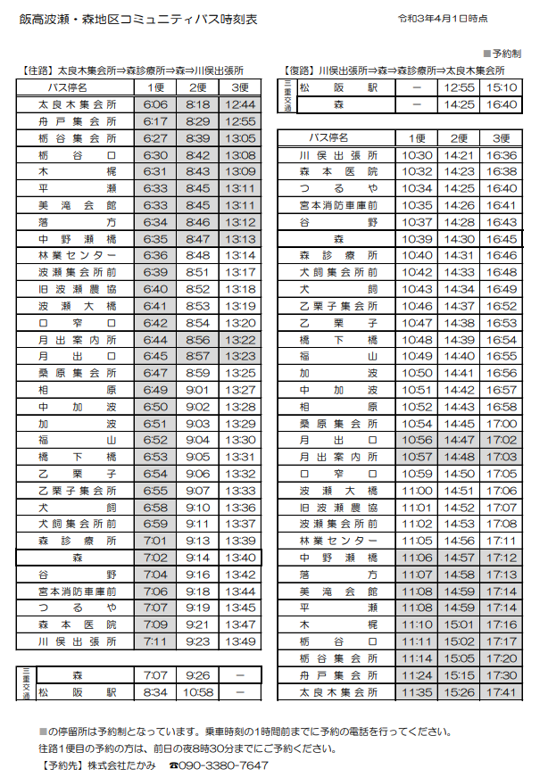 三重交通　松阪管内バス路線図　株)フローラ版　バス停　部品 三重交通バス路線図 三重県広域図