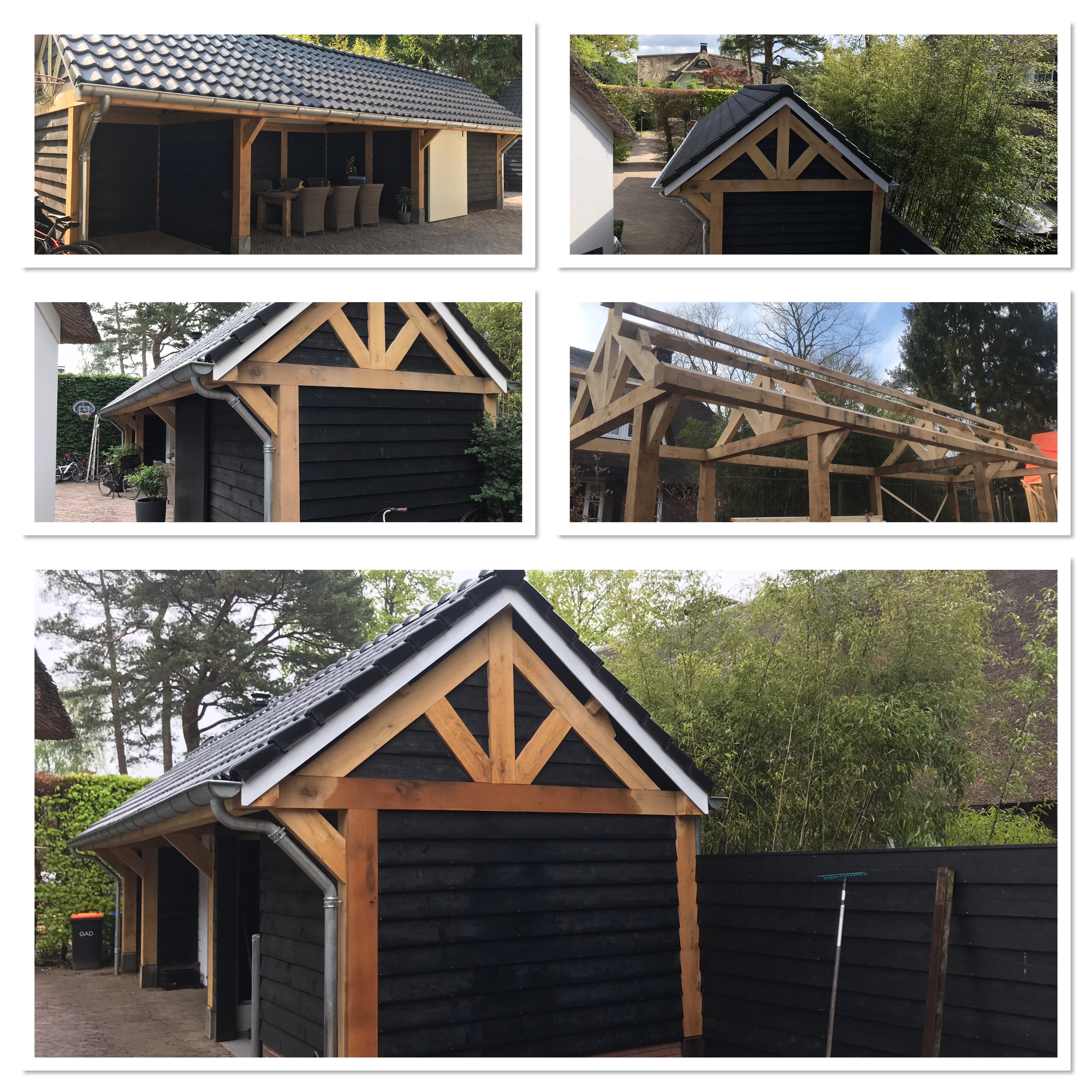 tuinoverkapping met schuur